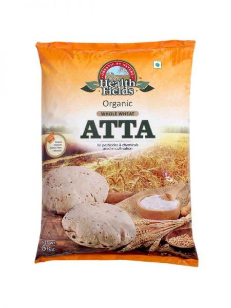 health fields organic whole wheat flour or atta